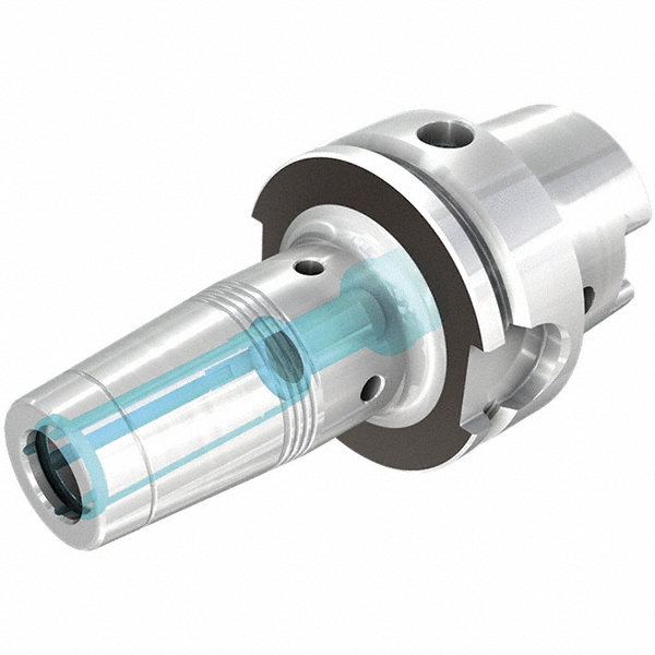 Iscar ShrinkFit Tool Holder & Adapter 1/2" Shank Dia, HSK63A Taper