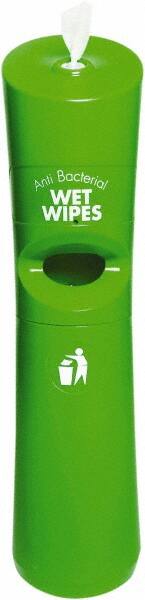 Green Polyethylene Manual Wipe Dispenser