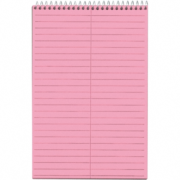 Tops Prism Steno Books, Gregg Rule, 6 x 9, Pink, 80 Sheets, 4/Pack