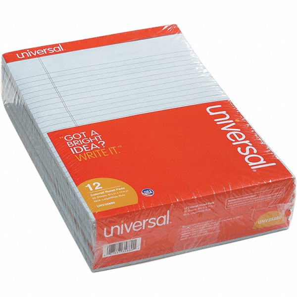 UNIVERSAL Note Pad 50 Sheets, Legal Ruled MSC Industrial Supply Co.