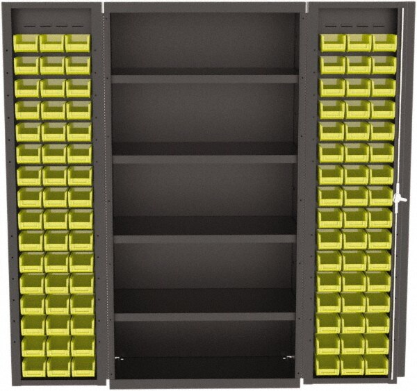 Bin Storage Cabinet: 36" Wide, 24" Deep, 72" High