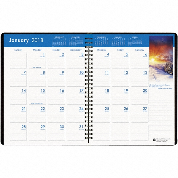 House of doolittle monthly planner 24 sheets 8 1 2 x 11 sheet