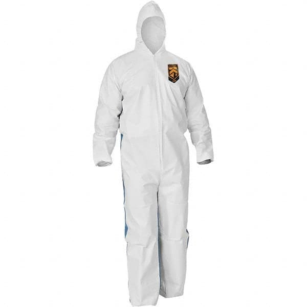 KleenGuard 37164 Disposable Coveralls: Size 2X-Large, SMS, Zipper Closure 