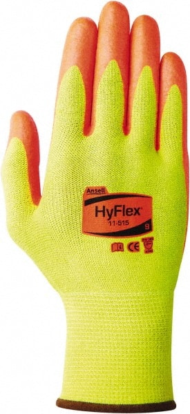Ansell 11-515-10 Cut & Abrasion-Resistant Gloves: Size XL, ANSI Cut A5, Nitrile, Kevlar 