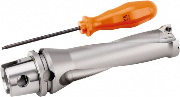 114.3mm Max Drill Depth, 3xD, 38.1mm Diam, Indexable Insert Drill