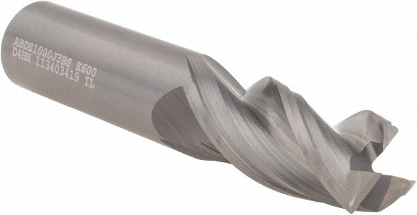 Kennametal 4041098 Corner Radius End Mill: 1" Dia, 2" LOC, 3 Flutes, Solid Carbide Image