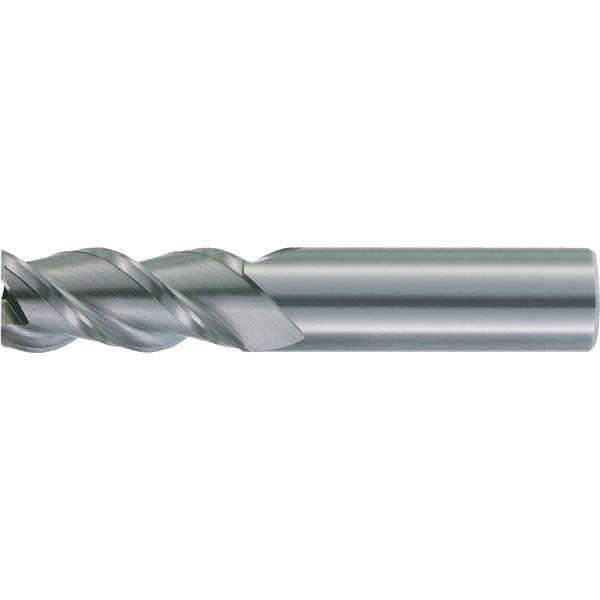 Kennametal 3658838 Corner Radius End Mill: 1/2" Dia, 2" LOC, 0.06" Radius, 3 Flutes, Solid Carbide Image