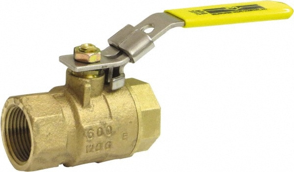 Milwaukee Valve BA100ELDA  38 Standard Manual Ball Valve: 3/8" Pipe, Full Port Image