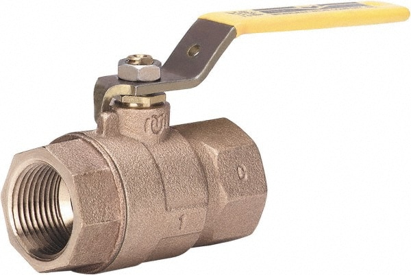 Full Port Manual Ball Valve: 3/8" Pipe, Full Port