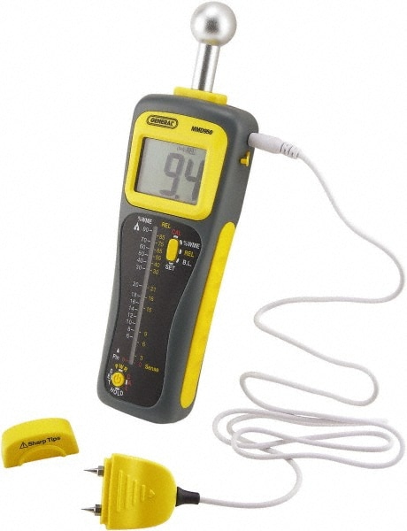 32 to 122°F Operating Temp, Moisture Meter