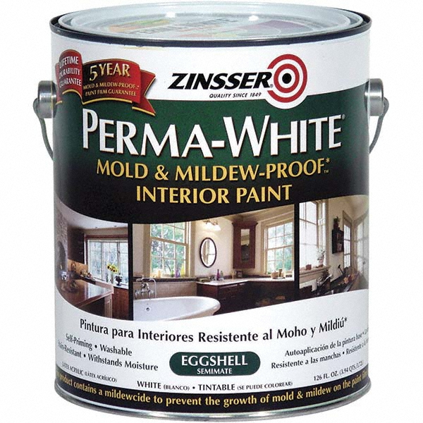 RustOleum Industrial Enamel Paint 1 gal, Eggshell, White MSC Direct