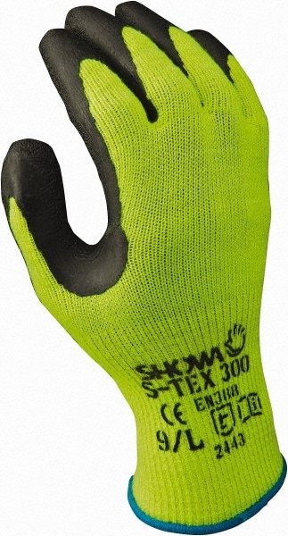 SHOWA S-TEX 300 Polyester Cut Resistant Gloves Rubber Coated Palm (A4)