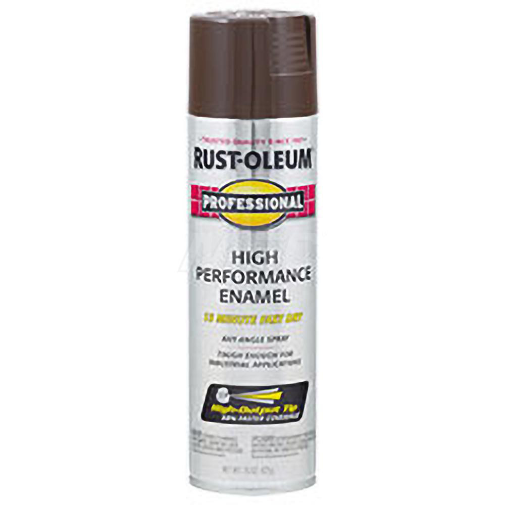 RustOleum Dark Brown, Gloss, Rust Proof Enamel Spray Paint 46975793 MSC Industrial Supply