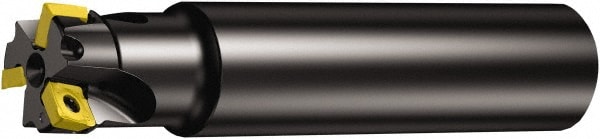 Sandvik Coromant 5723524 1" Cut Diam, 5.5mm Max Depth, 1" Shank Diam, Cylindrical Shank, 8" OAL Indexable Square-Shoulder End Mill Image