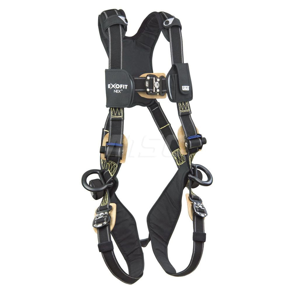 Fall Protection Harnesses: 420 Lb, Arc Flash Style, Size Large, For Positioning, Nomex & Kevlar, Back & Side