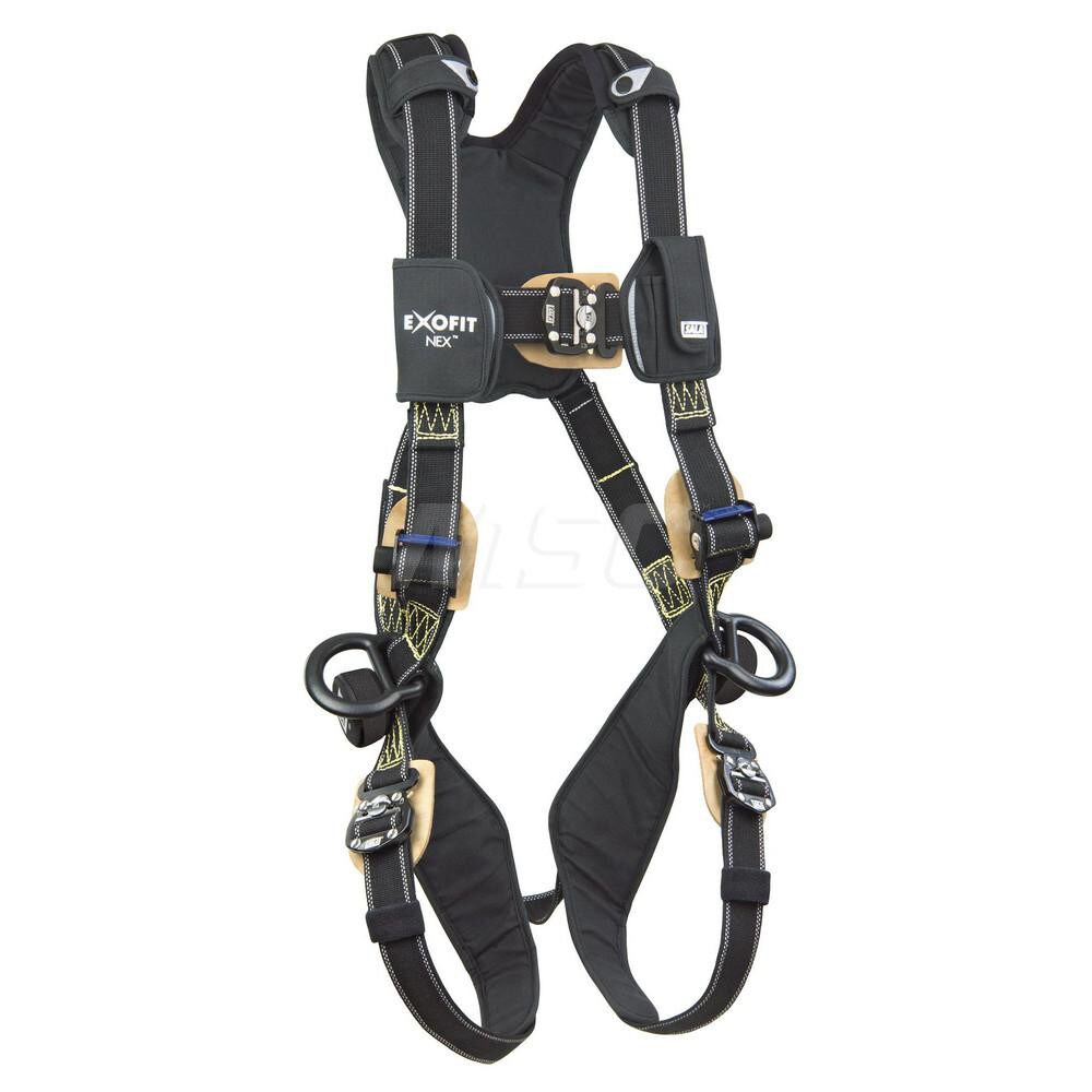 Fall Protection Harnesses: 420 Lb, Arc Flash Style, Size X-Large, For Positioning, Nomex & Kevlar, Back & Side