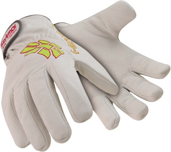 HexArmor. 4082-L (9) Cut & Puncture-Resistant Gloves: Size L, ANSI Cut A8, ANSI Puncture 4, Goatskin Leather 