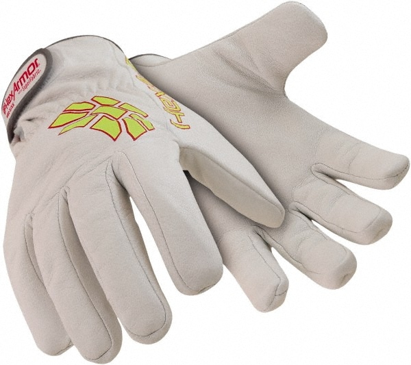 HexArmor. 4082-L (9) Cut & Puncture-Resistant Gloves: Size L, ANSI Cut A8, ANSI Puncture 4, Goatskin Leather 