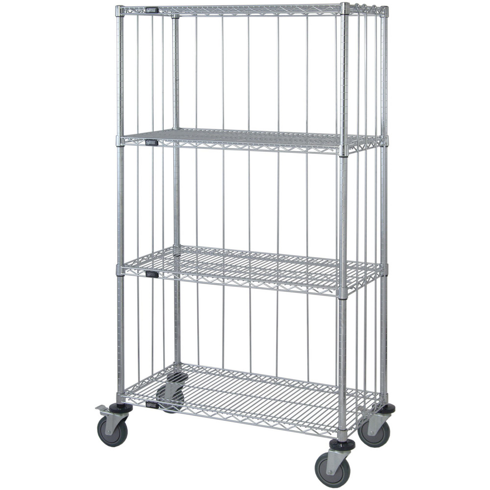 Quantum Storage - Wire Shelving: Shelving Type: Mobile Enclosure Cart ...