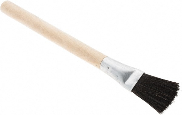 Made in USA - 3/4″ Long x 3/8″ Wide Horsehair Acid Brush - 06551915 - MSC  Industrial Supply
