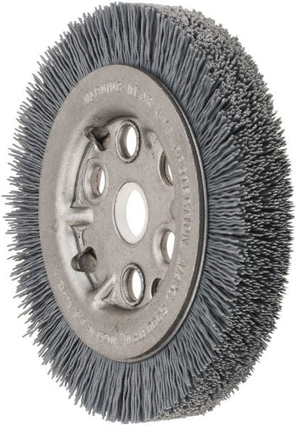 Weiler 20324 Wheel Brush: 4-1/4" Wheel Dia, Crimped 