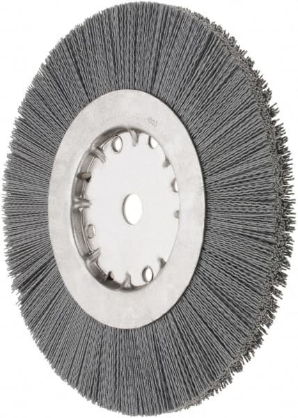 Weiler 20436 Wheel Brush: 10" Wheel Dia, Crimped 