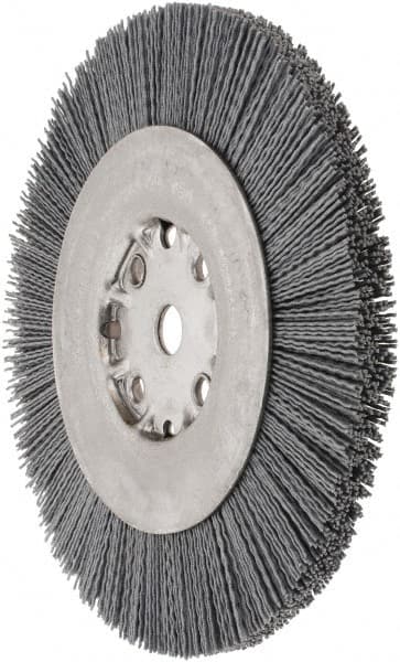 Weiler 20394 Wheel Brush: 8" Wheel Dia, Crimped 
