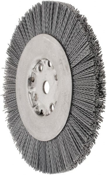 Weiler 20384 Wheel Brush: 8" Wheel Dia, Crimped 