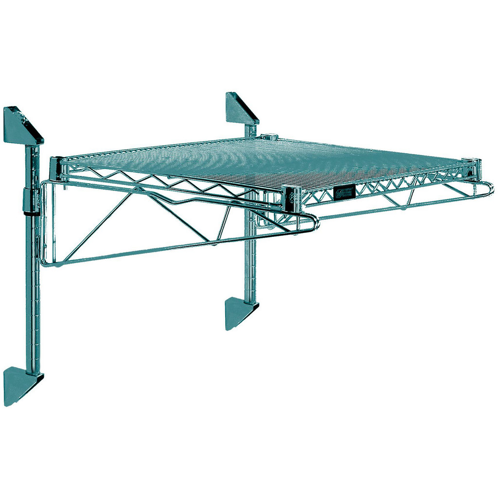 Single Wire Rack Storage Stand Quantum Storage - Wire Shelving: Shelving Type: Cantilever Single Shelf ...