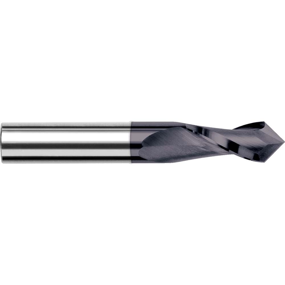 Harvey Tool 949432-C3 Drill Mill: 1/2" Dia, 1" LOC, 2 Flutes, 82 ° Point, Solid Carbide Image