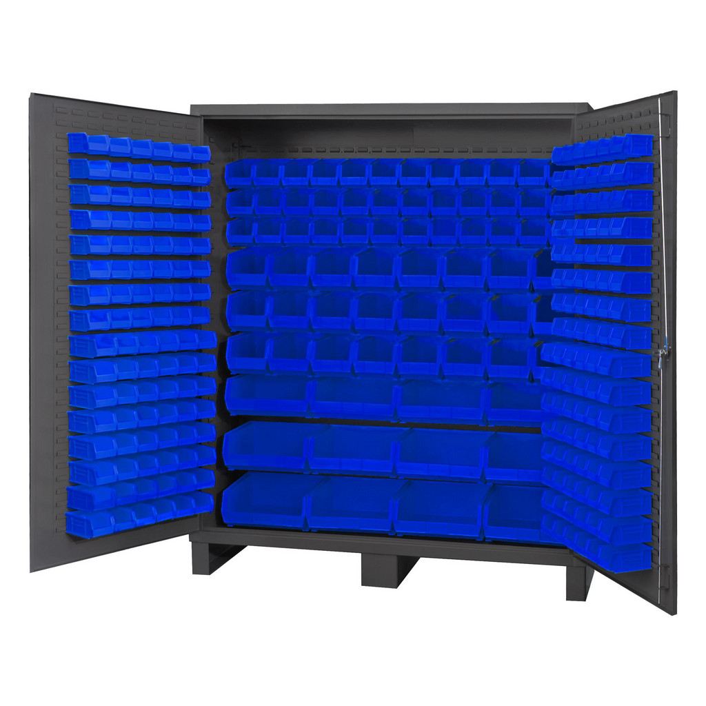 Durham - Steel Bin Cabinet: 72