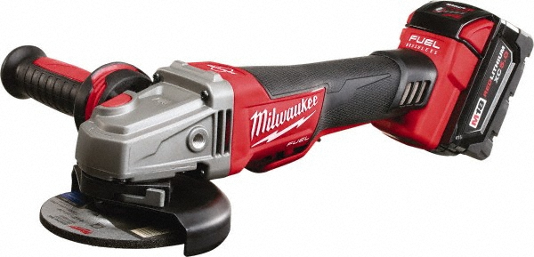 M18 FUEL&trade; 4-1/2"/5" Braking Grinder w/ ONE-KEY&trade; Paddle Switch, No Lock Kit - 18V