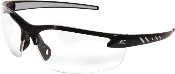 Safety Glass: Scratch-Resistant, Polycarbonate, Clear Lenses, Frameless, UV Protection