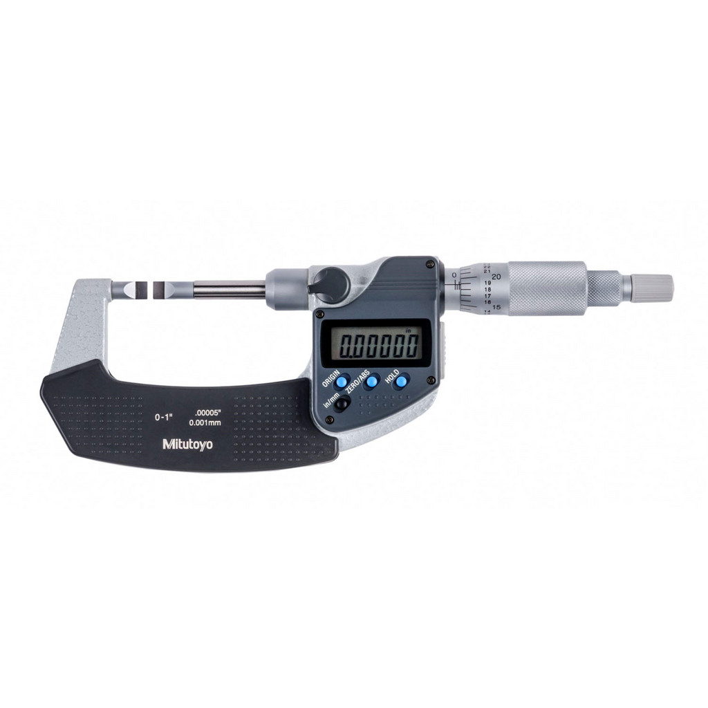 Mitutoyo Blade Micrometers: Minimum Measurement (Decimal Inch): 0.0000; Maximum Measurement (Decimal Inch): 1.0000; Operation Type: Electronic