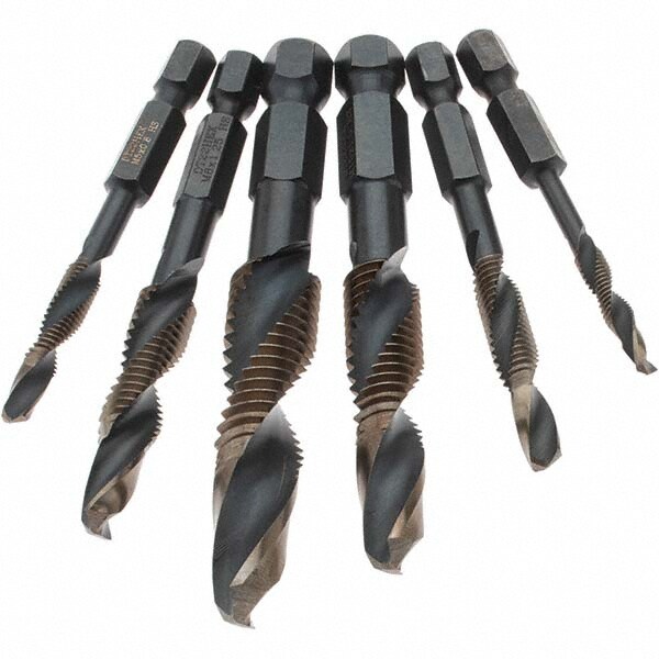 Value Collection - Metric, High Speed Steel Combination Drill and Tap ...