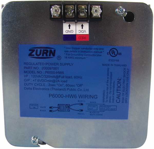 Zurn Toilet Repair Power Supply MSC Direct