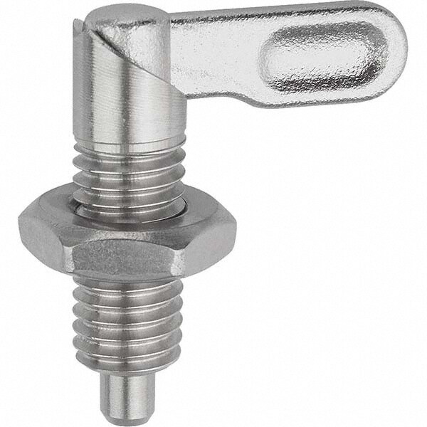 3/8-24, 20mm Thread Length, Straight Cam Action Indexing Plunger