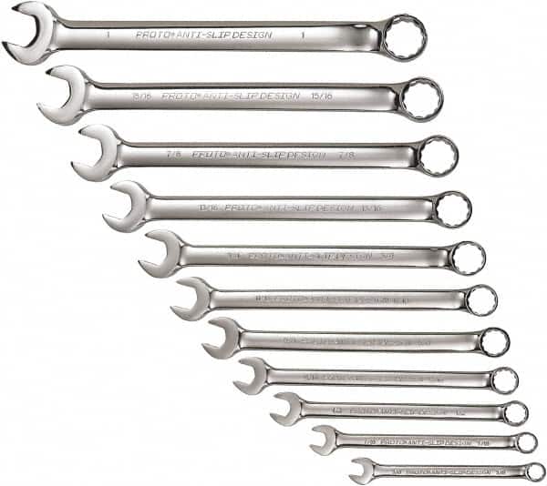 Proto - Combination Wrench Set: 11 Pc, 1