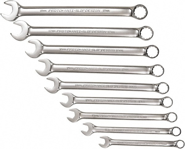 Proto - Combination Wrench Set: 9 Pc, Metric | MSC Direct