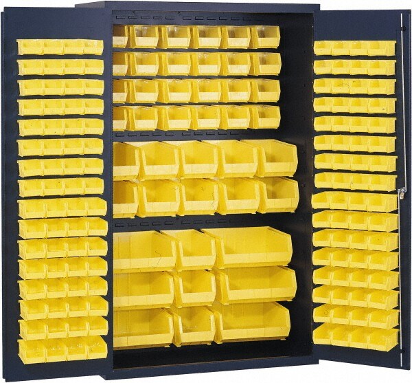 Bin Storage Cabinet: 48" Wide, 24" Deep, 78" High