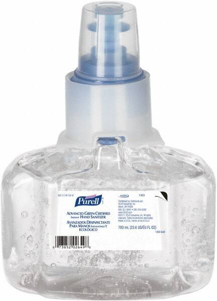 Hand Sanitizer: Gel, 700 mL, Dispenser Refill