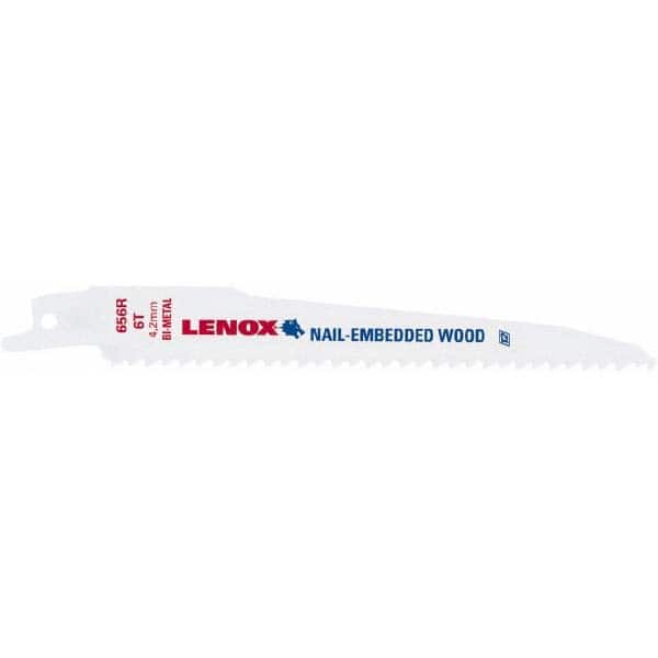 Lenox 22750OSB656R Reciprocating Saw Blade: 6" Long, Bi-Metal 