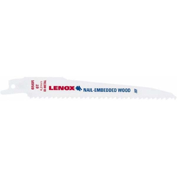 Lenox 22750OSB656R Reciprocating Saw Blade: 6" Long, Bi-Metal Image