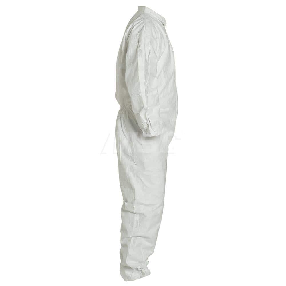 4X-Large DuPont Tyvek 400 TY125S Disposable Protective Coverall with Elastic Cuffs White Pack of 6 