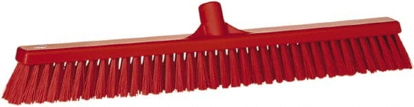 Vikan 31944 Push Broom: 24" Wide, Polyester Bristle 