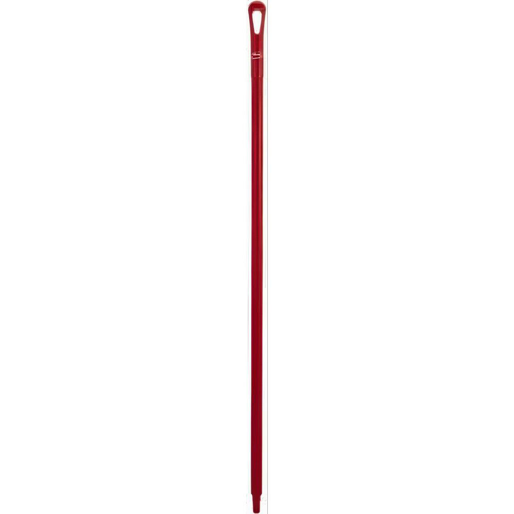 Ultra Hygienic Handle, 1.3", 51.2", Red