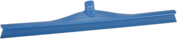 Squeegee: 23.62" Blade Width, Rubber Blade, Threaded Handle Connection