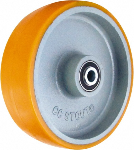Caster Connection Caster Wheel Polyurethane on Iron MSC Industrial
