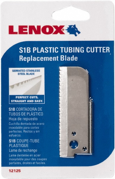 Lenox Cutter Replacement Blade: - Use with Lenox: 1212S1, Cuts PVC, CPVC, Pex, Polyethylene and Rubber Hose