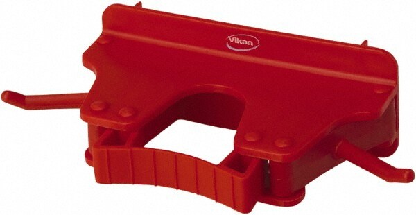 22 Lb Capacity, 3-5/32" Projection, Polypropylene/Rubber Wall Strip Organizer